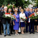 04.07.2016 Kielce. Prezydent Andrzej Duda złożył kwiaty pod kamienicą Planty 7/9 / Wojciech Habdas / Radio Kielce