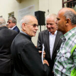 04.07.2016 Kielce. Prezydent Andrzej Duda złożył kwiaty pod kamienicą Planty 7/9 / Wojciech Habdas / Radio Kielce