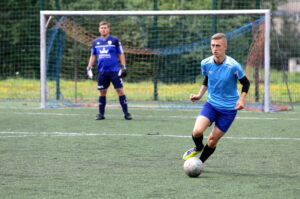 6.7.2016 Kielce. Wakacje z futbolem. Mecz Pogromcy Nadwagi-Harnasie Kielce. / Wojciech Habdas / Radio Kielce