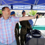 9.7.2016 Kielce. Drugi dzień pikniku na placu Wolności. W całym kraju odbywają się prezentacje sprzętu wojskowego, a okazją jest trwający w Warszawie szczyt NATO. / Wojciech Habdas / Radio Kielce