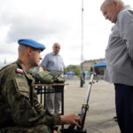 9.7.2016 Kielce. Drugi dzień pikniku na placu Wolności. W całym kraju odbywają się prezentacje sprzętu wojskowego, a okazją jest trwający w Warszawie szczyt NATO. / Wojciech Habdas / Radio Kielce