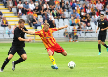 9.7.2016 Kielce. Towarzyski mecz Korony Kielce  ze zdobywcą Pucharu Grecji AEK Ateny. / Wojciech Habdas / Radio Kielce