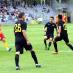 9.7.2016 Kielce. Towarzyski mecz Korony Kielce  ze zdobywcą Pucharu Grecji AEK Ateny. / Wojciech Habdas / Radio Kielce