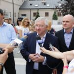 12.07.2016. Konferencja Prawa i Sprawiedliwości na Wzgórzu Zamkowym / Wojciech Habdas / Radio Kielce