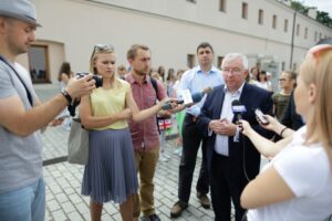 12.07.2016. Konferencja Prawa i Sprawiedliwości na Wzgórzu Zamkowym / Wojciech Habdas / Radio Kielce