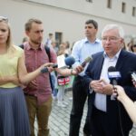 12.07.2016. Konferencja Prawa i Sprawiedliwości na Wzgórzu Zamkowym / Wojciech Habdas / Radio Kielce