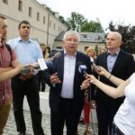 12.07.2016. Konferencja Prawa i Sprawiedliwości na Wzgórzu Zamkowym / Wojciech Habdas / Radio Kielce