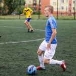 12.7.2016 Kielce. Wakacje z futbolem. Mecz Krakersi - Harnasie Kielce / Wojciech Habdas / Radio Kielce