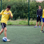 12.7.2016 Kielce. Wakacje z futbolem. Mecz Krakersi - Harnasie Kielce / Wojciech Habdas / Radio Kielce