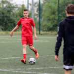 12.7.2016 Kielce. Wakacje z futbolem. Mecz Hulaj Dusze - Drużyna Actimela / Wojciech Habdas / Radio Kielce