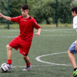 12.7.2016 Kielce. Wakacje z futbolem. Mecz Hulaj Dusze - Drużyna Actimela / Wojciech Habdas / Radio Kielce