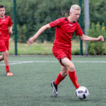 12.7.2016 Kielce. Wakacje z futbolem. Mecz Hulaj Dusze - Drużyna Actimela / Wojciech Habdas / Radio Kielce