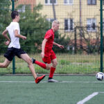 12.7.2016 Kielce. Wakacje z futbolem. Mecz Hulaj Dusze - Drużyna Actimela / Wojciech Habdas / Radio Kielce