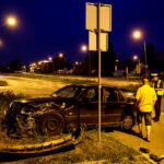 13.7.2016 Kielce. Karambol przy Wapiennikowej. / Wojciech Habdas / Radio Kielce