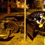 13.7.2016 Kielce. Karambol przy Wapiennikowej. / Wojciech Habdas / Radio Kielce