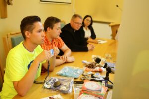 18.07.2016 Konferencja prasowa organizatorów Światowych Dni Młodzieży w Kielcach / Wojciech Habdas / Radio Kielce