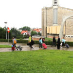 19.7.2016 Kielce. Pielgrzymi z Ukrainy dotarli do Kielc. / Wojciech Habdas / Radio Kielce