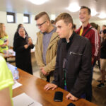 19.7.2016 Kielce. Pielgrzymi z Ukrainy dotarli do Kielc. / Wojciech Habdas / Radio Kielce