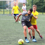 19.7.2016 Kielce. Ferie z futbolem. Mecz W końcu Wygramy - FC Bilcza / Wojciech Habdas / Radio Kielce