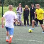 19.7.2016 Kielce. Ferie z futbolem. Mecz W końcu Wygramy - FC Bilcza / Wojciech Habdas / Radio Kielce