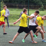 19.7.2016 Kielce. Ferie z futbolem. Mecz W końcu Wygramy - FC Bilcza / Wojciech Habdas / Radio Kielce