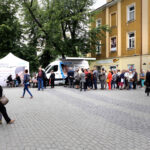 19.7.2016 Kielce. Słuchobus - kielczanie bezpłatnie badają słuch. / Wojciech Habdas / Radio Kielce