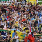 26.07.2016. Inauguracja Światowych Dni Młodzieży. Msza święta na krakowskich Błoniach / Wojciech Habdas / Radio Kielce