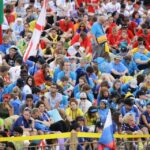 26.07.2016. Inauguracja Światowych Dni Młodzieży. Msza święta na krakowskich Błoniach / Wojciech Habdas / Radio Kielce