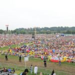 26.07.2016. Inauguracja Światowych Dni Młodzieży. Msza święta na krakowskich Błoniach / Wojciech Habdas / Radio Kielce