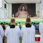 26.07.2016. Inauguracja Światowych Dni Młodzieży. Msza święta na krakowskich Błoniach / Wojciech Habdas / Radio Kielce