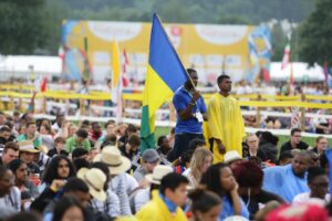 26.07.2016. Inauguracja Światowych Dni Młodzieży. Msza święta na krakowskich Błoniach / Wojciech Habdas / Radio Kielce