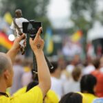 26.07.2016. Inauguracja Światowych Dni Młodzieży. Msza święta na krakowskich Błoniach / Wojciech Habdas / Radio Kielce