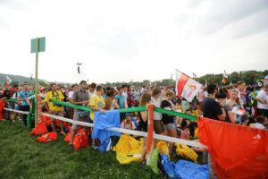 26.07.2016. Inauguracja Światowych Dni Młodzieży. Msza święta na krakowskich Błoniach / Wojciech Habdas / Radio Kielce