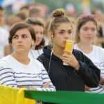 26.07.2016. Inauguracja Światowych Dni Młodzieży. Msza święta na krakowskich Błoniach / Wojciech Habdas / Radio Kielce