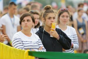 26.07.2016. Inauguracja Światowych Dni Młodzieży. Msza święta na krakowskich Błoniach / Wojciech Habdas / Radio Kielce