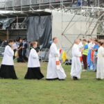 26.07.2016. Inauguracja Światowych Dni Młodzieży. Msza święta na krakowskich Błoniach / Wojciech Habdas / Radio Kielce