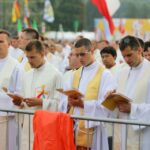 26.07.2016. Inauguracja Światowych Dni Młodzieży. Msza święta na krakowskich Błoniach / Wojciech Habdas / Radio Kielce