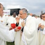 26.07.2016. Inauguracja Światowych Dni Młodzieży. Msza święta na krakowskich Błoniach / Wojciech Habdas / Radio Kielce