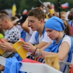 26.07.2016. Inauguracja Światowych Dni Młodzieży. Msza święta na krakowskich Błoniach / Wojciech Habdas / Radio Kielce