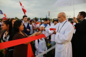 26.07.2016. Inauguracja Światowych Dni Młodzieży. Msza święta na krakowskich Błoniach / Wojciech Habdas / Radio Kielce