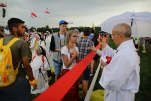 26.07.2016. Inauguracja Światowych Dni Młodzieży. Msza święta na krakowskich Błoniach / Wojciech Habdas / Radio Kielce