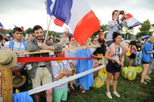 26.07.2016. Inauguracja Światowych Dni Młodzieży. Msza święta na krakowskich Błoniach / Wojciech Habdas / Radio Kielce