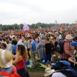 26.07.2016. Inauguracja Światowych Dni Młodzieży. Msza święta na krakowskich Błoniach / Wojciech Habdas / Radio Kielce