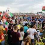 26.07.2016. Inauguracja Światowych Dni Młodzieży. Msza święta na krakowskich Błoniach / Wojciech Habdas / Radio Kielce