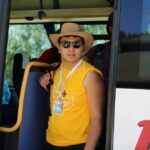 21.07.2016 Pielgrzymi z Kanady wzięli udział w Drodze Krzyżowe z Nowej Słupi na Święty Krzyż / Wojciech Habdas / Radio Kielce