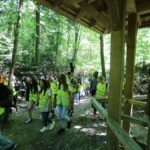 21.07.2016 Pielgrzymi z Kanady wzięli udział w Drodze Krzyżowe z Nowej Słupi na Święty Krzyż / Wojciech Habdas / Radio Kielce