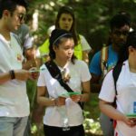 21.07.2016 Pielgrzymi z Kanady wzięli udział w Drodze Krzyżowe z Nowej Słupi na Święty Krzyż / Wojciech Habdas / Radio Kielce