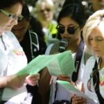 21.07.2016 Pielgrzymi z Kanady wzięli udział w Drodze Krzyżowe z Nowej Słupi na Święty Krzyż / Wojciech Habdas / Radio Kielce