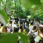 21.07.2016 Pielgrzymi z Kanady wzięli udział w Drodze Krzyżowe z Nowej Słupi na Święty Krzyż / Wojciech Habdas / Radio Kielce