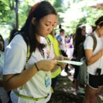 21.07.2016 Pielgrzymi z Kanady wzięli udział w Drodze Krzyżowe z Nowej Słupi na Święty Krzyż / Wojciech Habdas / Radio Kielce